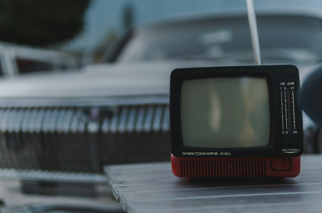 vintage television set