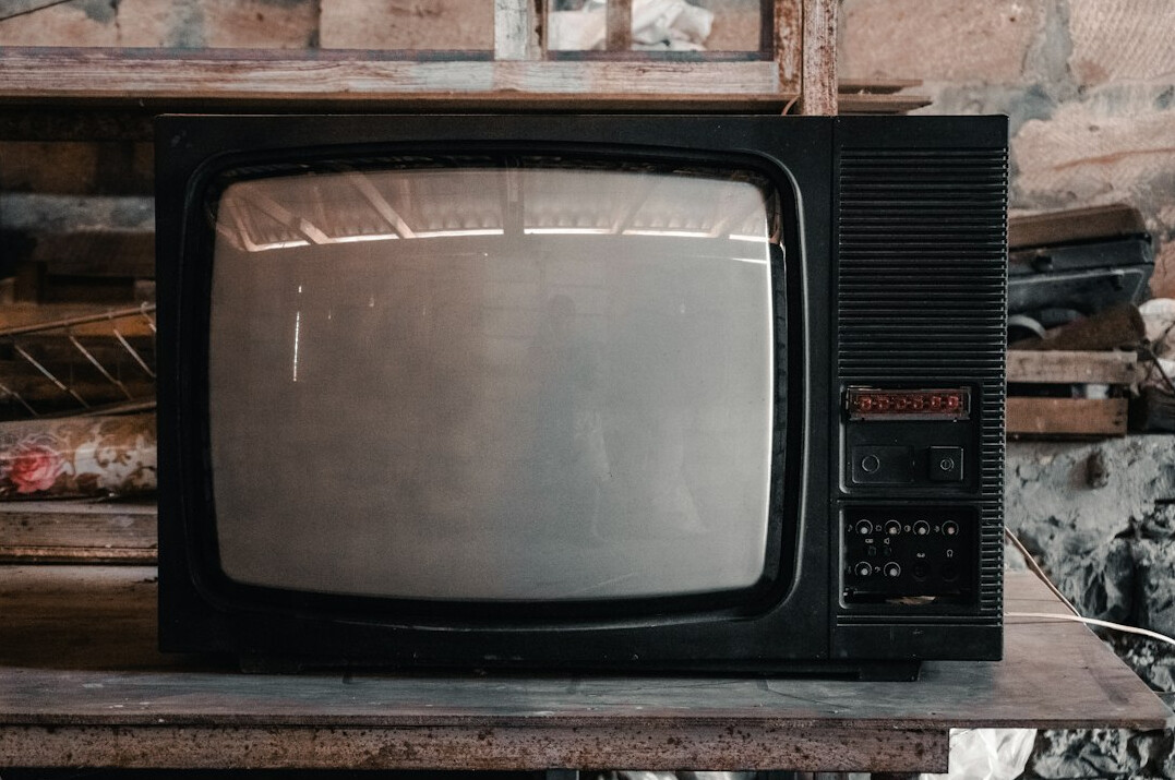 vintage television set