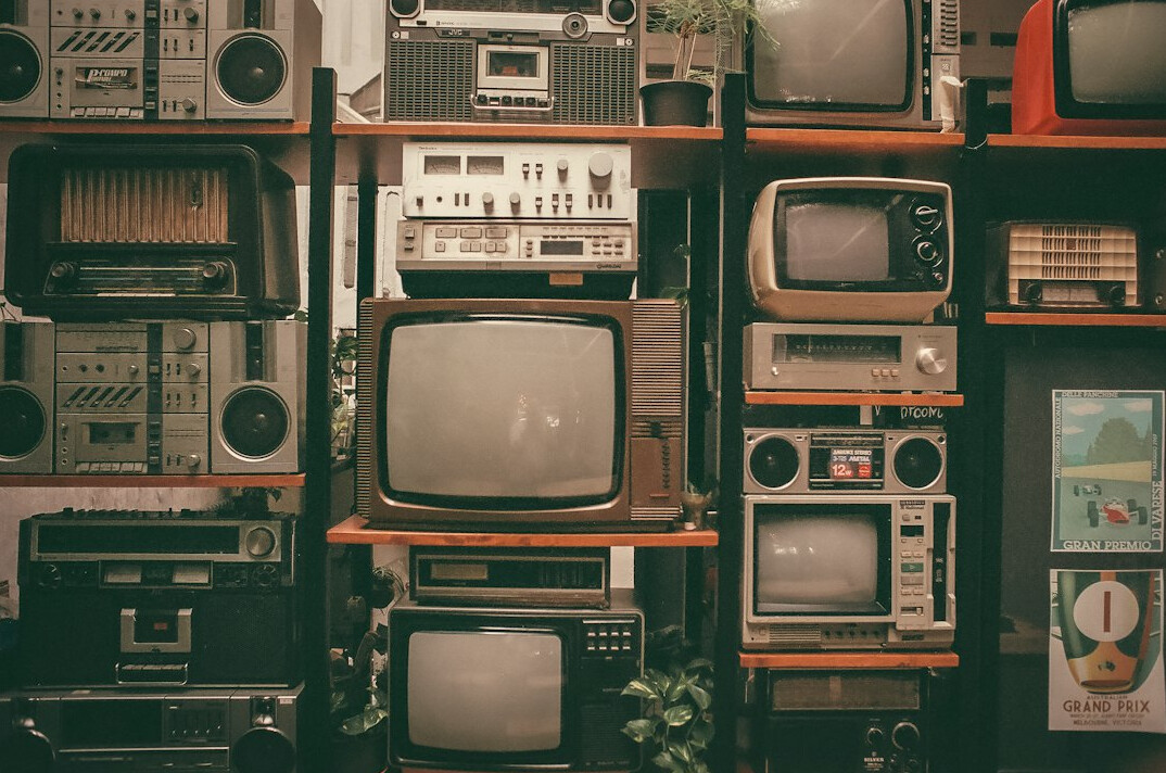 vintage television set