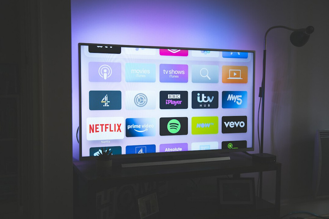 modern flat screen television